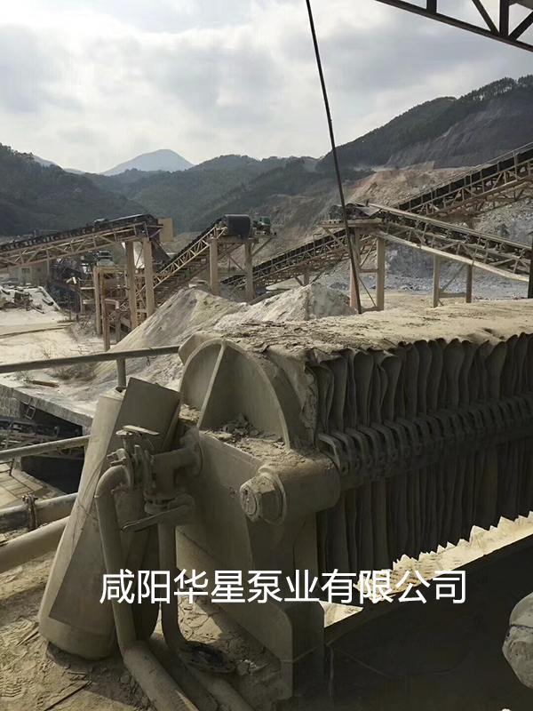 陶瓷柱塞(sāi)泵使用現場(chang)礦山開采尾(wei)礦處理