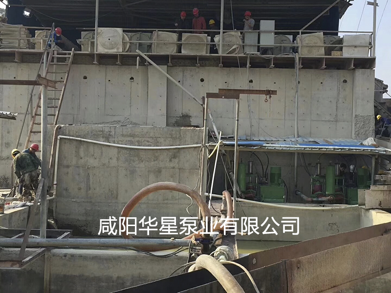 陶瓷柱塞泵(bèng)使用現場礦(kuang)山開采尾礦(kuang)處理