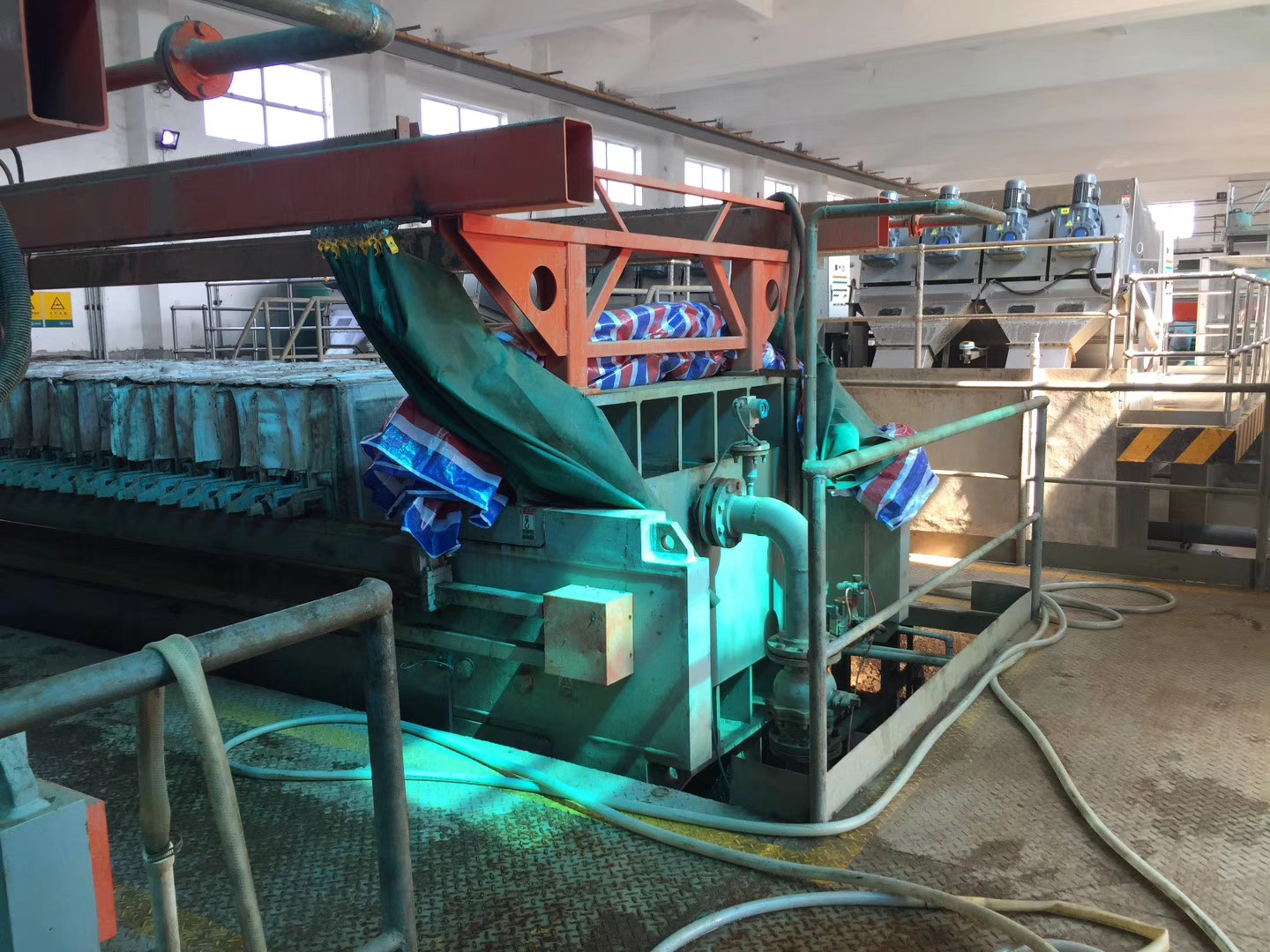 陶瓷柱塞(sāi)泵使用現場(chang)城市生活污(wu)水處理