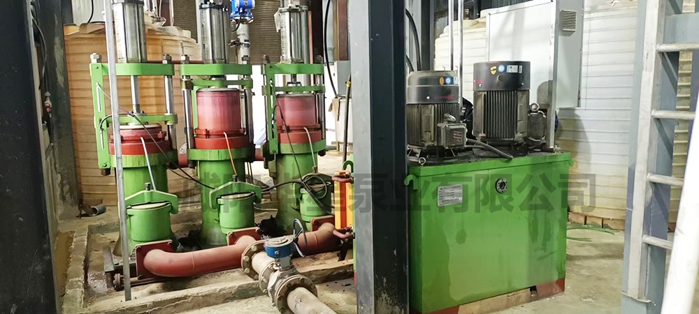 洗煤廠陶瓷(cí)柱塞泵使用現場(chang)