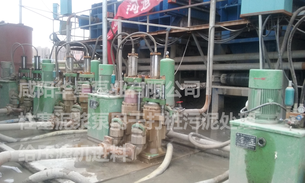 陶(tao)瓷柱塞泵(beng)用于打樁(zhuāng)污泥處理(li)